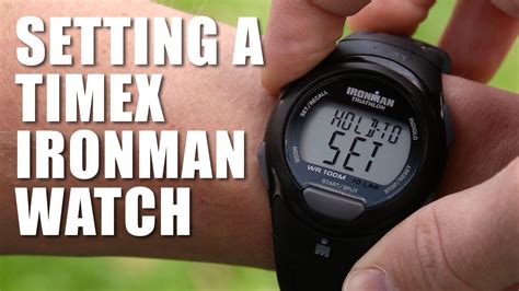 timex watches ironman instructions